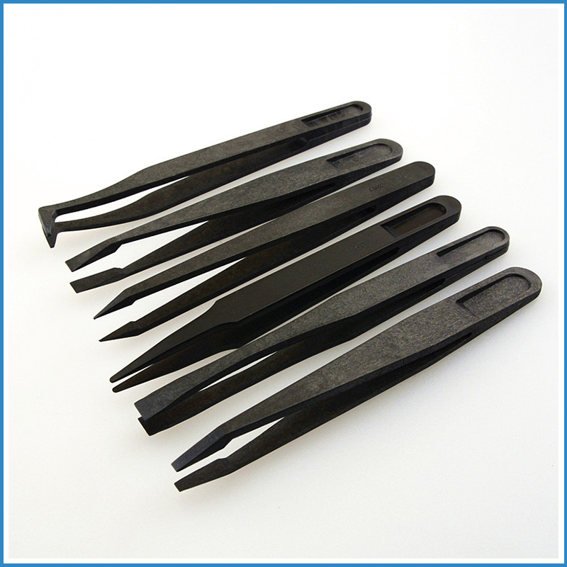 Electronics Repair Tool Kit - Anti-Static Carbon Fiber Tweezers Kit ESD