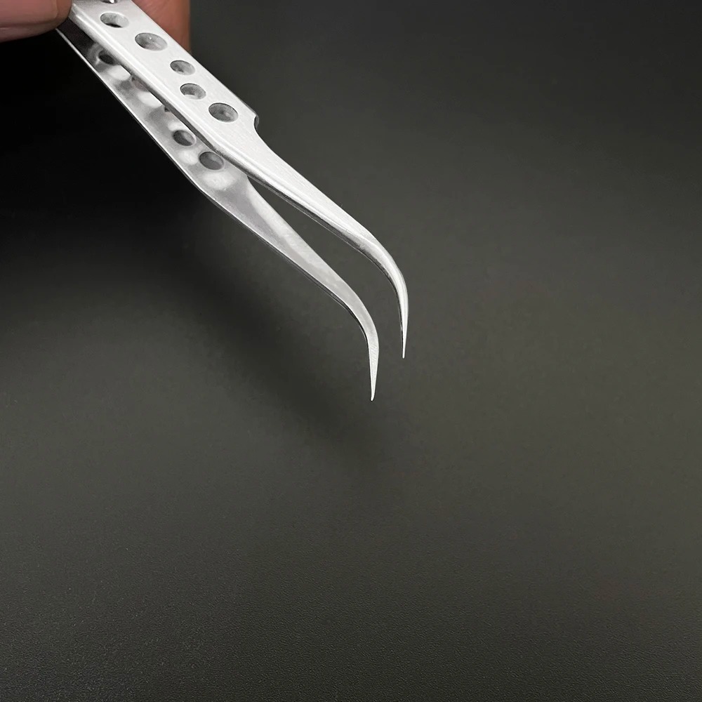 Electronics Repair Tool Kit - Industrial Tweezers Electronics Anti-static Curved Straight