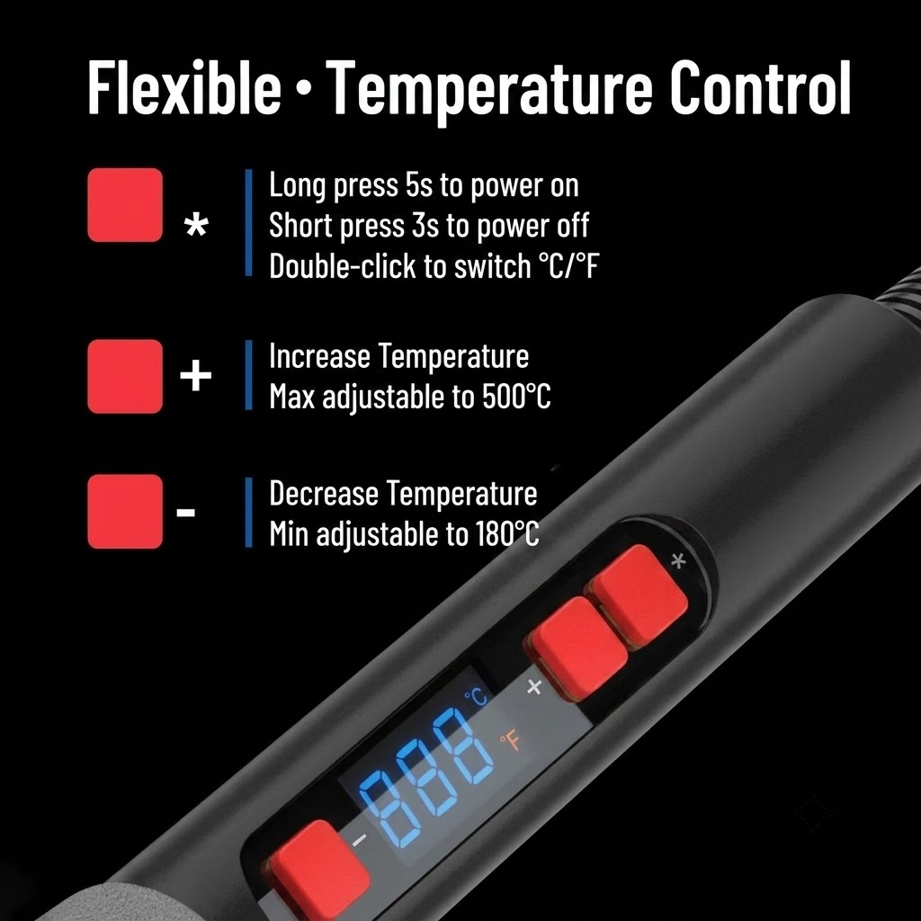 Adjustable Temperature Solderi - đánh giá và giá Electronics Repair Uk