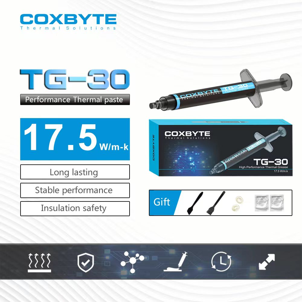 Coxbyte 17.5W/mk Thermal Paste - đánh giá và giá Thermal Paste Cpu