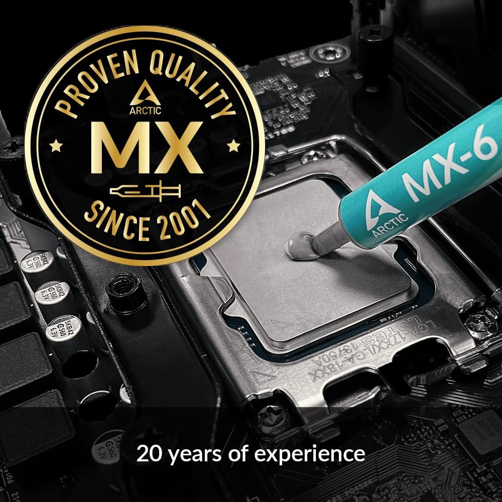 ARCTIC MX-6 (2g/4g/8g) Ultimat - đánh giá và giá Thermal Paste Cpu