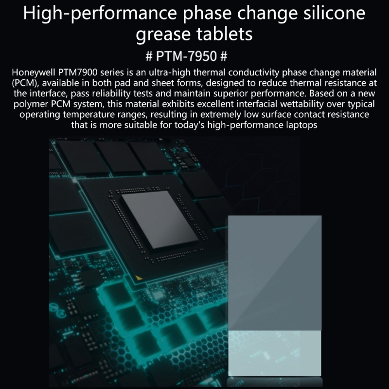 Honeywell PTM7950 8.5W Phase C - đánh giá và giá Thermal Paste Cpu