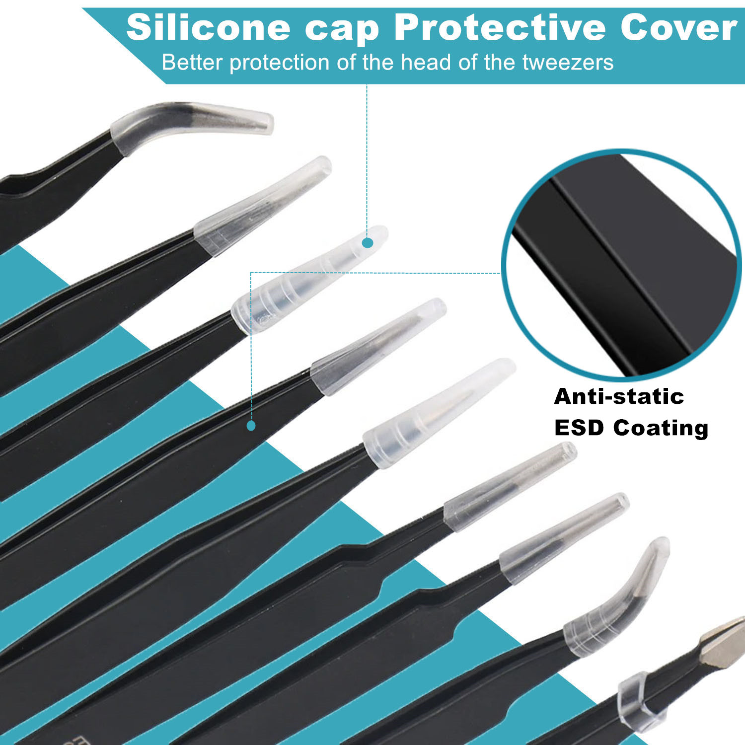 10 Pcs Tweezers Set Bag Stainl - đánh giá và giá Electronics Repair Tool Kit