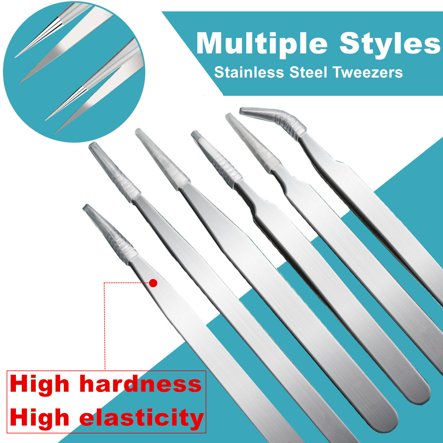 10 Pcs Tweezers Set Bag Stainl - đánh giá và giá Electronics Repair Tool Kit