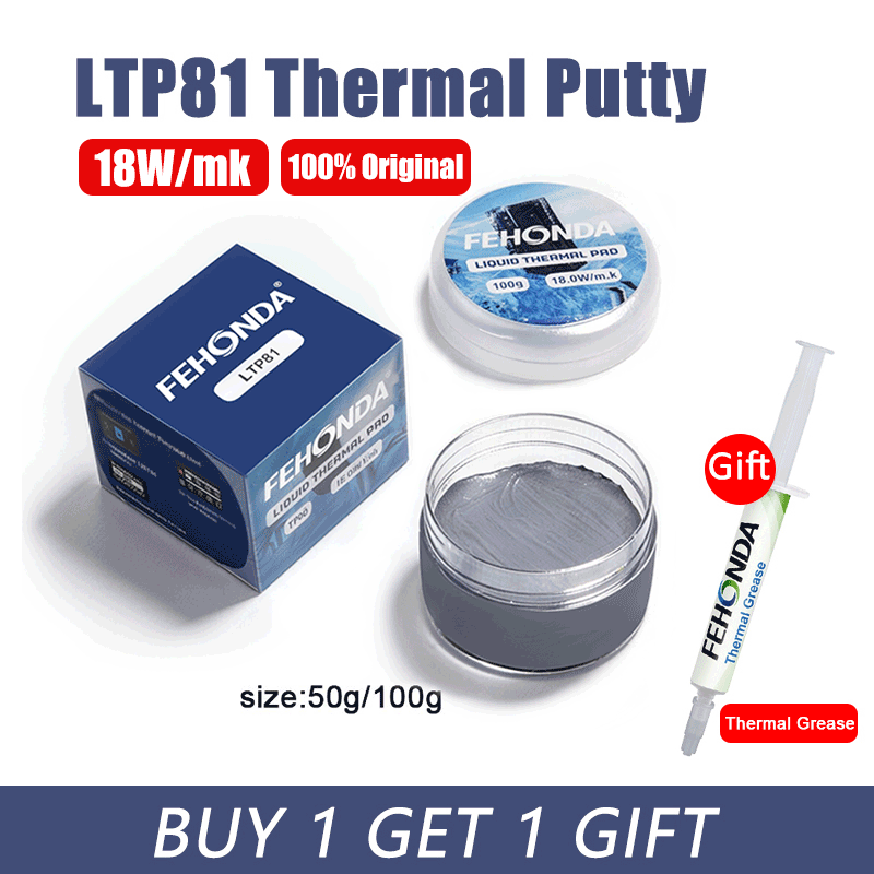 Fehonda LTP81 Thermal Putty 18 - đánh giá và giá Thermal Paste Cpu