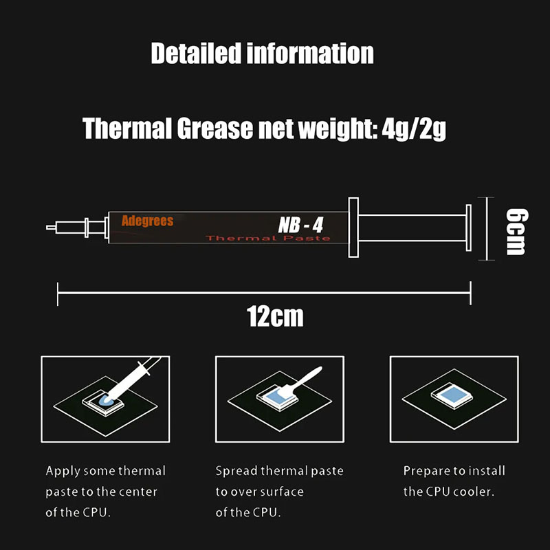 Thermal Paste 18W/mk Thermal C - đánh giá và giá Thermal Paste Cpu