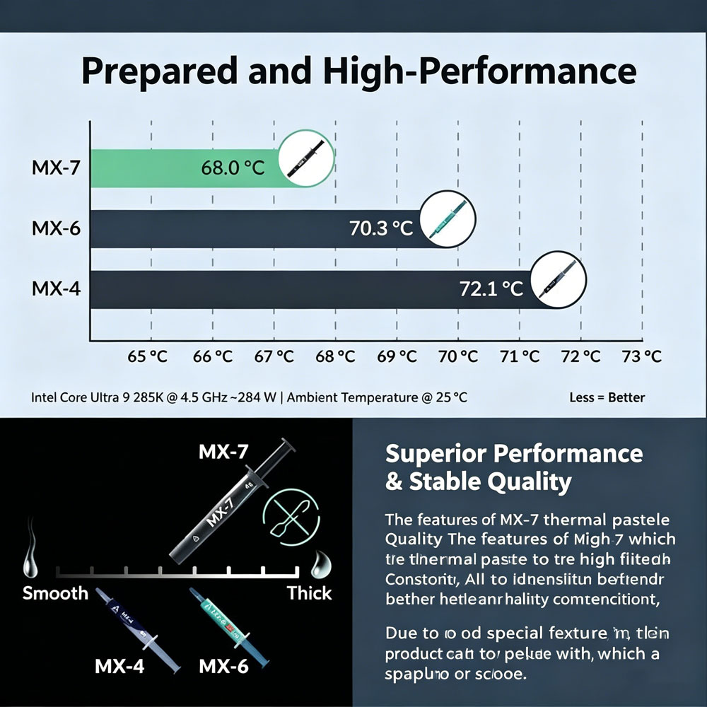 ARCTIC MX-7 4G 8G 2G Ultimate  - đánh giá và giá Thermal Paste Cpu