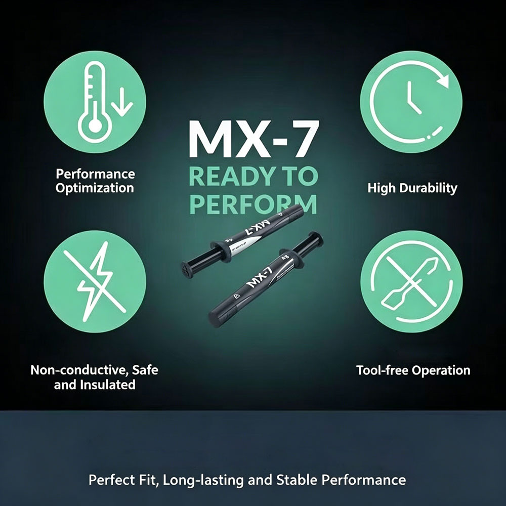 ARCTIC MX-7 4G 8G 2G Ultimate  - đánh giá và giá Thermal Paste Cpu