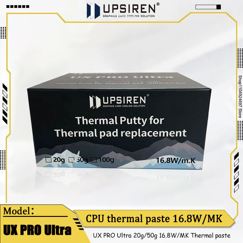 UPSIREN UPT-X Ultra Thermal Pa - đánh giá và giá Thermal Paste Cpu