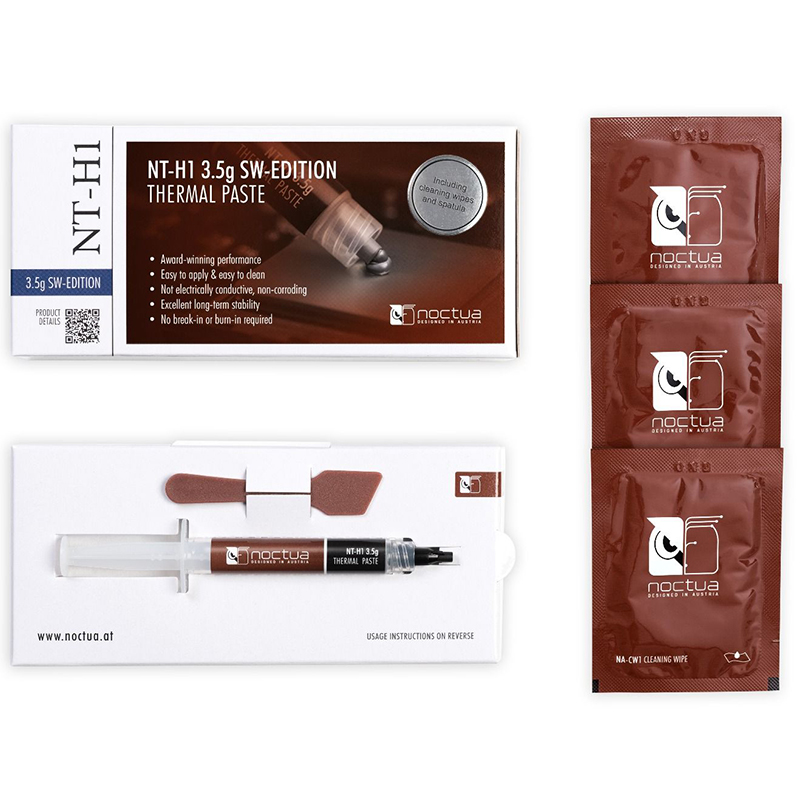 Noctua NT-H1 NT-H2 3.5g 10g Th - đánh giá và giá Thermal Paste Cpu