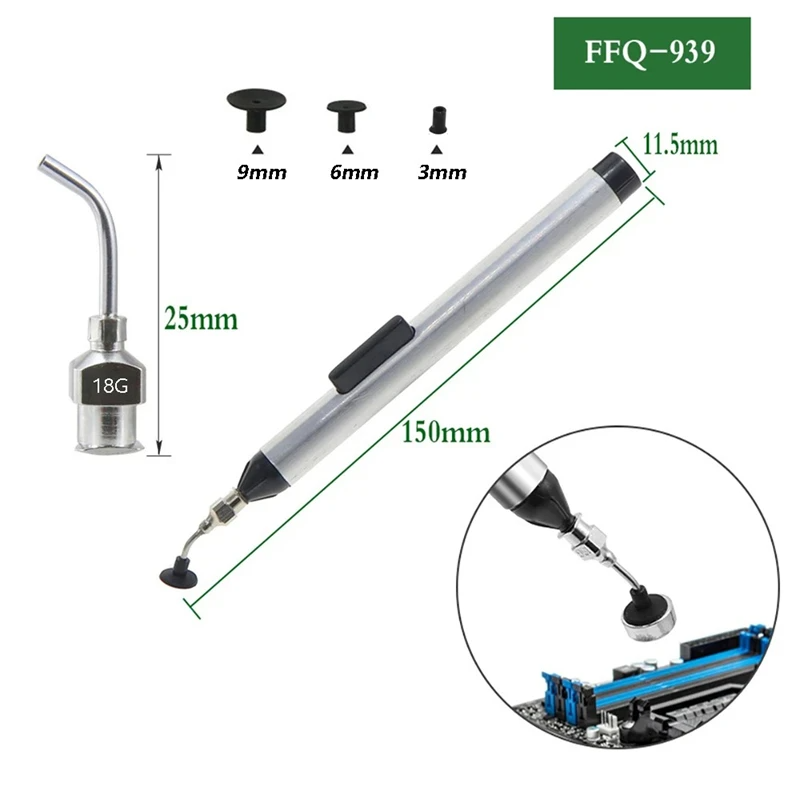 Manual Vacuum Suction Pen Kit  - đánh giá và giá Electronics Repair Company