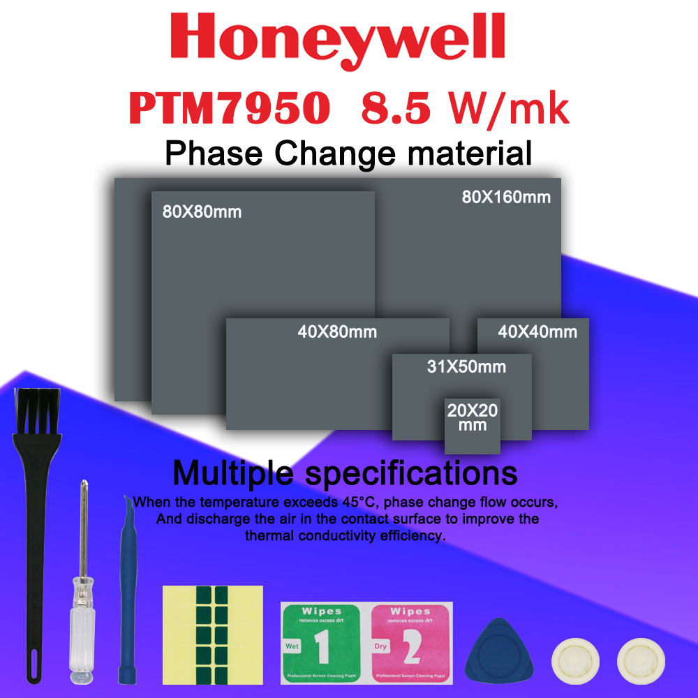 Honeywell PTM7950 Phase Change - đánh giá và giá Thermal Paste Cpu